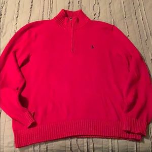 Men’s Polo Half Zip Sweater